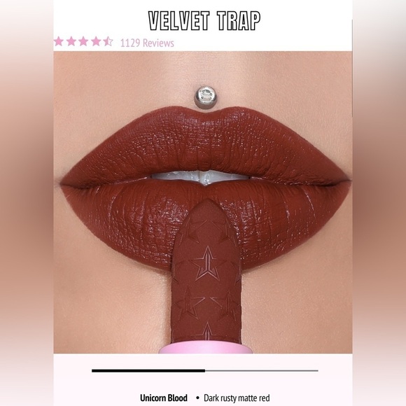 Jeffree Star Other - Brand New Jeffree Star Velvet Trap Lipstick in color Unicorn Blood
